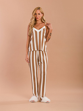 PIJAMA FEMININO PIJAMA LONGO COM ALÇA