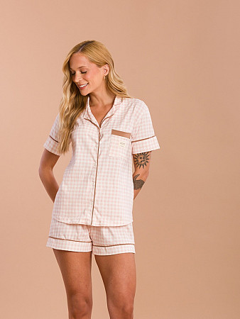 PIJAMA FEMININO CAMISARIA CURTA