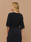 PIJAMA FEMININO ROBE COM RENDA