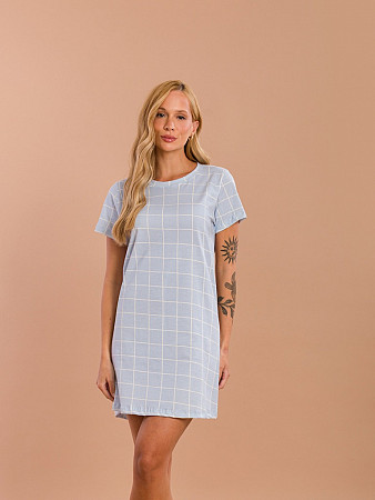PIJAMA FEMININO CAMISOLA MANGA CURTA