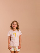 PIJAMA INFANTIL SHORT DOLL MANGA CURTA