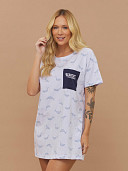 PIJAMA FEMININO CAMISOLA MANGA CURTA