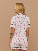 PIJAMA FEMININO CAMISARIA MANGA CURTA