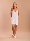 PIJAMA FEMININO CAMISOLA ALÇA COM DETALHES EM RENDA