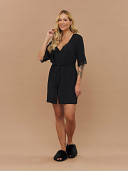 PIJAMA FEMININO ROBE COM RENDA