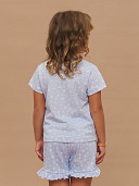 PIJAMA FEMININO SHORT DOLL MANGA CURTA INFANTIL