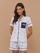 PIJAMA FEMININO CAMISARIA MANGA CURTA