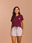 PIJAMA FEMININO SHORT DOLL MANGA CURTA