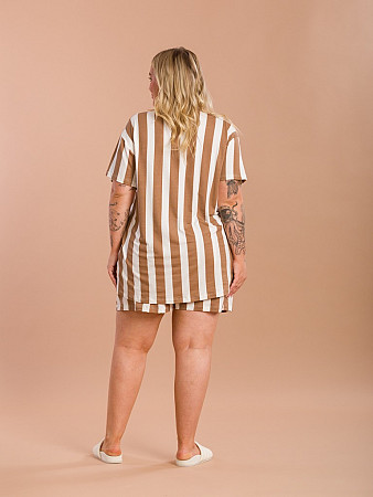 PIJAMA FEMININO PLUS SIZE CAMISARIA CURTA