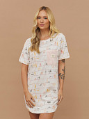 PIJAMA FEMININO CAMISOLA MANGA CURTA