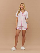 PIJAMA FEMININO CAMISARIA MANGA CURTA
