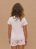PIJAMA FEMININO SHORT DOLL MANGA CURTA INFANTIL