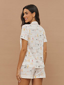 PIJAMA FEMININO CAMISARIA MANGA CURTA