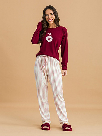 PIJAMA FEMININO LONGO