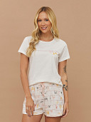 PIJAMA FEMININO SHORT DOLL MANGA CURTA