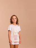PIJAMA INFANTIL SHORT DOLL MANGA CURTA