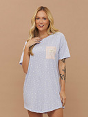 PIJAMA FEMININO CAMISOLA MANGA CURTA