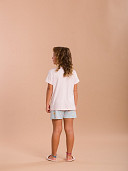 PIJAMA INFANTIL SHORT DOLL MANGA CURTA