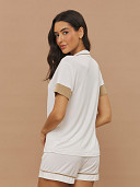 PIJAMA FEMININO CAMISARIA MANGA CURTA