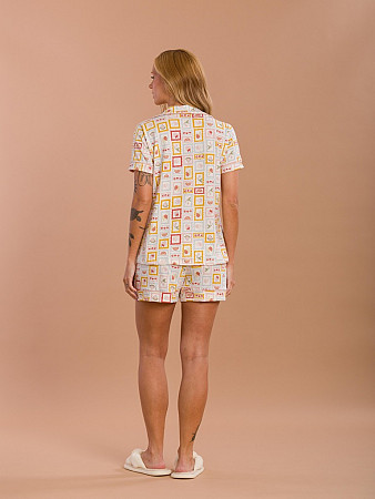 PIJAMA FEMININO CAMISARIA CURTA