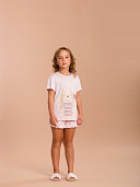 PIJAMA INFANTIL SHORT DOLL MANGA CURTA
