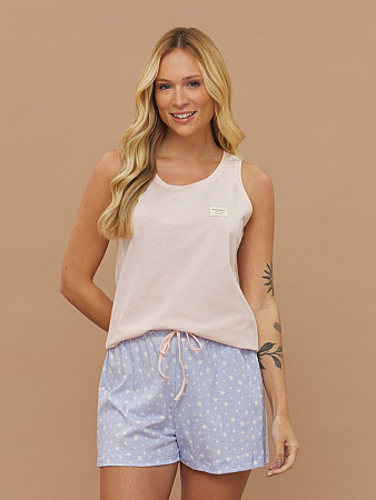 PIJAMA FEMININO SHORT DOLL REGATA
