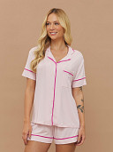 PIJAMA FEMININO CAMISARIA MANGA CURTA
