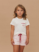 PIJAMA FEMININO SHORT DOLL MANGA CURTA INFANTIL