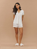 PIJAMA FEMININO CAMISARIA MANGA CURTA