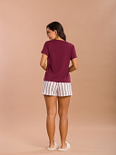 PIJAMA FEMININO SHORT DOLL MANGA CURTA