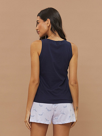 PIJAMA FEMININO SHORT DOLL REGATA
