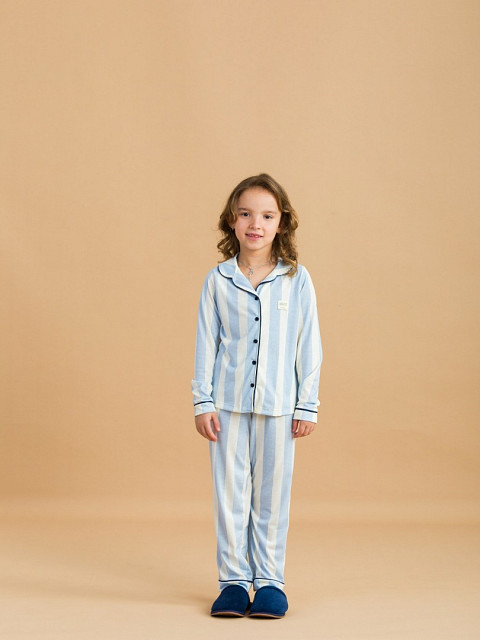 PIJAMA FEMININO CAMISARIA LONGO INFANTIL