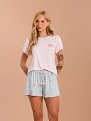 PIJAMA FEMININO SHORT DOLL MANGA CURTA