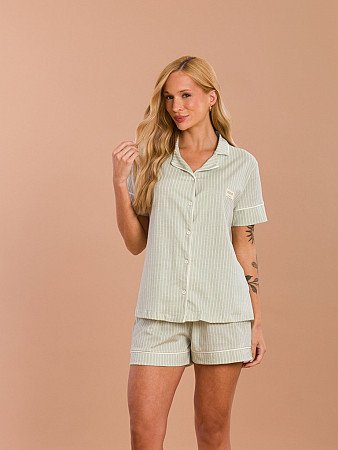 PIJAMA FEMININO CAMISARIA CURTA