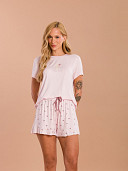 PIJAMA FEMININO SHORT DOLL MANGA CURTA