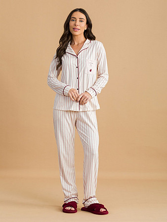 PIJAMA FEMININO CAMISARIA LONGO