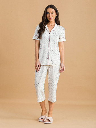 PIJAMA FEMININO CAMISARIA CAPRI