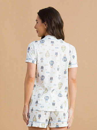 PIJAMA FEMININO CAMISARIA CURTO