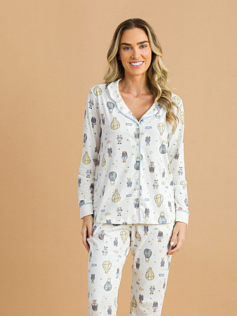 PIJAMA FEMININO CAMISARIA LONGO