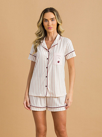 PIJAMA FEMININO CAMISARIA CURTO