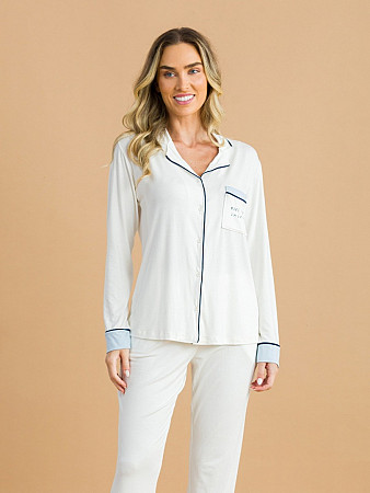 PIJAMA FEMININO CAMISARIA LONGO
