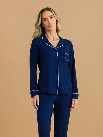 PIJAMA FEMININO CAMISARIA LONGO