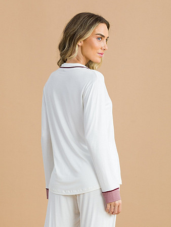 PIJAMA FEMININO CAMISARIA LONGO