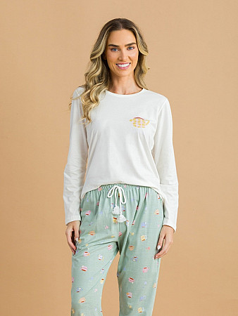 PIJAMA FEMININO LONGO