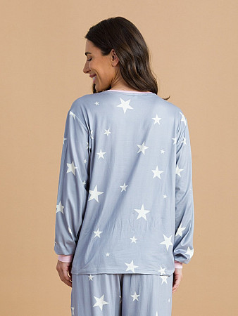 PIJAMA FEMININO LONGO COMFY