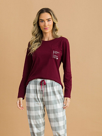 PIJAMA FEMININO LONGO