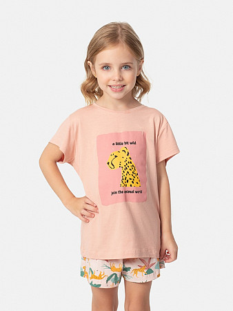 PIJAMA INFANTIL SHORT DOLL MANGA CURTA
