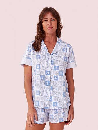 PIJAMA FEMININO CAMISARIA CURTO