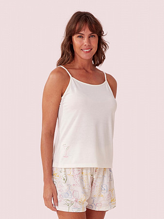 PIJAMA FEMININO SHORT DOLL ALÇA