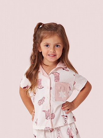 PIJAMA INFANTIL CAMISARIA MANGA CURTA